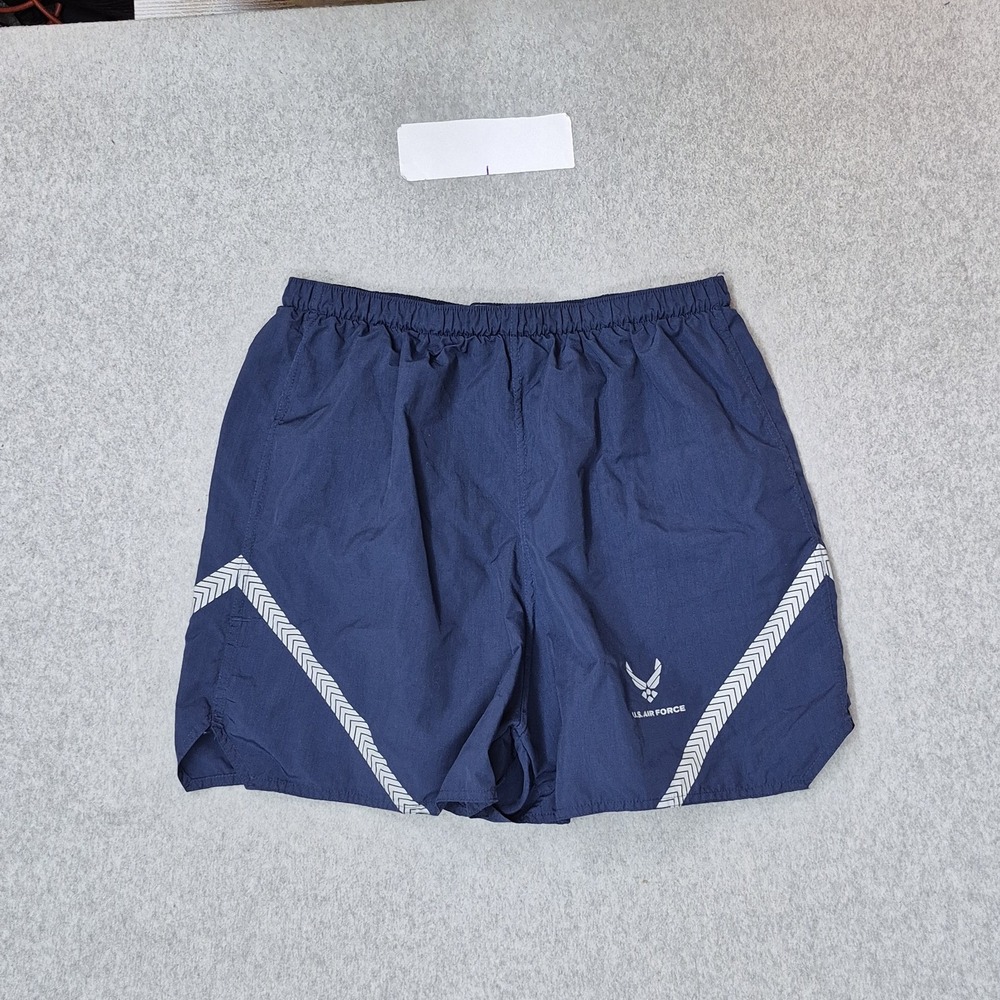US Air Force Women Shorts 2XL Navy Blue Truck Sweat Air Force Logo Training